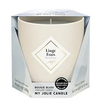 My Jolie Candle Vonná svíčka 36h s náramkem Black Les Essentielles Svěží prádlo 320330