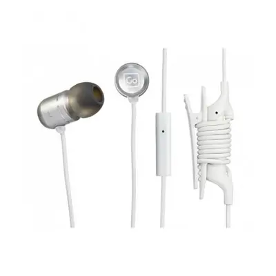 Go Travel sluchátka Mobile Control Earphones white