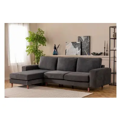 Atelier del Sofa Corner Sofa Berlin Left - Anthracite