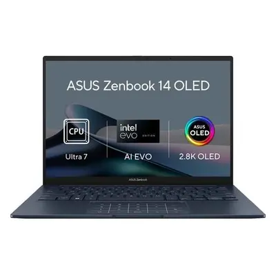 Asus Zenbook 14 OLED - Core Ultra 7 Processor 155H/16GB/1TB SSD/14"/2,8k/OLED/Touch/hliníkový/2y