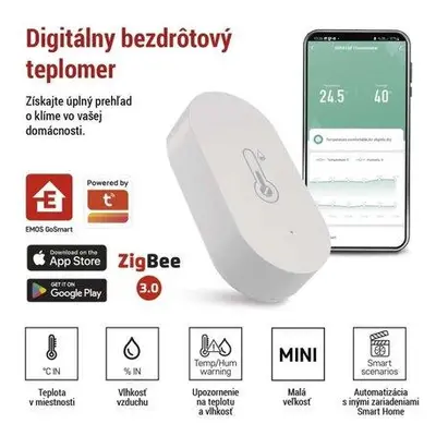 Digitální bezdrátový teploměr EMOS GoSmart EGS0102 ZigBee