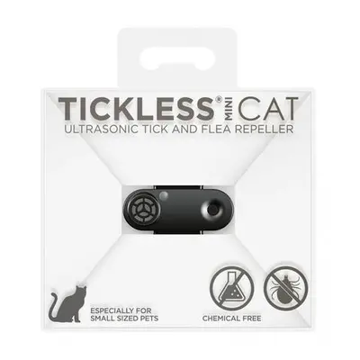 Tickless ultrazvukový odpuzovač klíšťat Mini Cat Black