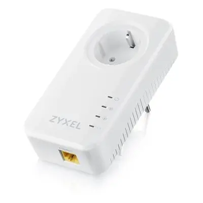 Zyxel PLA6457 2-pack G.hn 2400 Wave 2 Powerline Pass-thru Gigabit Ethernet Adapter, PLA6457-EU02