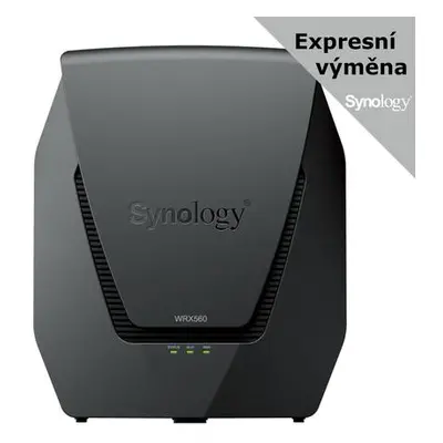 Synology WRX560 Router WiFi 6, IEEE 802.11a/b/g/n/ac/ax (2,4 GHz / 5 GHz), WRX560