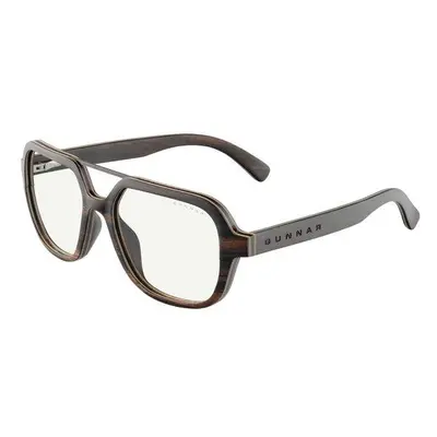 GUNNAR kancelářske/herní brýle HUMBOLDT EBONY * čírá PRO skla * BLF20 * GUNNAR focus, HUM-12330