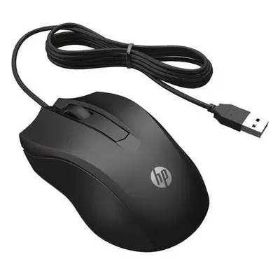 HP myš 100 USB černá, 6VY96AA#ABB