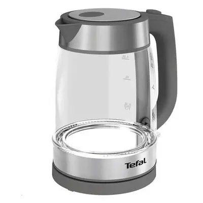 Tefal Glass KI740B30 rychlovarná konvice, 2200 W, automatické vypnutí, 1.7 l, šedá