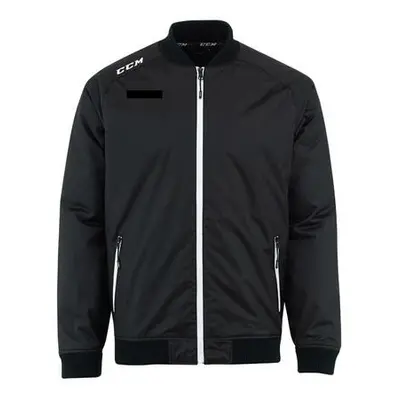 CCM Bunda Bomber Jacket SR, černá, Senior, M