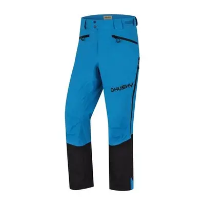 Husky Pánské hardshell kalhoty Kippe M blue/black XXXL