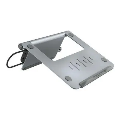 Adam Elements USB-C 5-in-1 Casa Laptop Hub Stand - Grey, AEAAPADHUBSTDGY