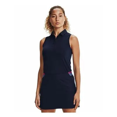 Under Armour Dámské polo tričko Zinger Sleeveless Polo midnight navy S, Tmavě, modrá