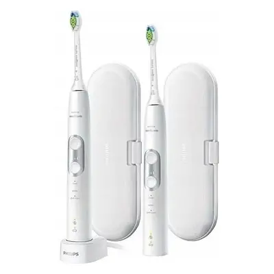 Philips Sonicare 6100 HX6877/34 elektrický zubní kartáček, sada 2 kusů, časovač, cestovní pouzdr