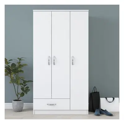 Hanah Home Wardrobe BA102 - 1867 White