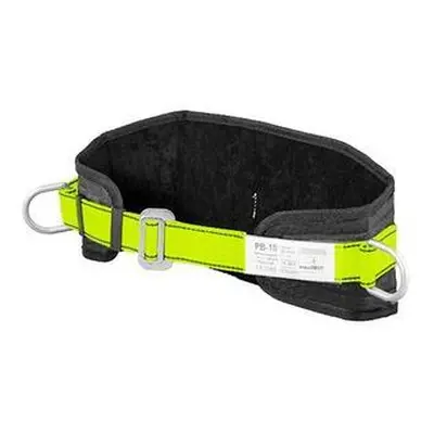 Polohovací pás PB-10 černo-žlutý (Hi-vis), bez lana, vel. M-XL