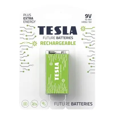 TESLA RECHARGEABLE+ nabíjecí baterie 9V Ni-MH 250mAh 9V (HR9V, blister) 1 ks