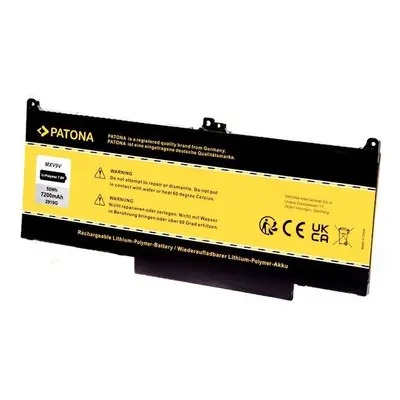 PATONA baterie pro ntb DELL Latitude 13 5300/7300 7200mAh Li-Pol 7,6V MXV9V, PT2919