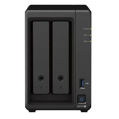 Synology™ DiskStation DS723+ (2x HDD + 2x NVMe; 2jadro CPU; 2(32)GB RAM; 2xGLAN; 1x USB3.2G