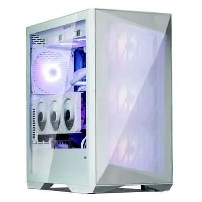 Zalman skříň Z9 Iceberg white / Middle tower / ATX / 4x140mm fan ARGB / temperované sklo / bílá,