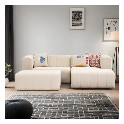 Atelier del Sofa Corner Sofa Beyza Mini Right - Cream