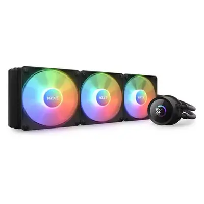 NZXT vodní chladič Kraken 360 RGB / 3x120mm fan / 4-pin PWM / LCD disp. / 6 let, RL-KR360-B1