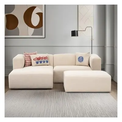 Atelier del Sofa Corner Sofa Linden Mini Left - Cream