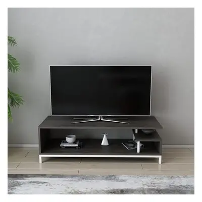 Hanah Home TV Stand Reilly - White, Dark Grey WhiteDark Grey