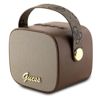 Guess Mini Bluetooth Speaker PU 4G Strap Brown