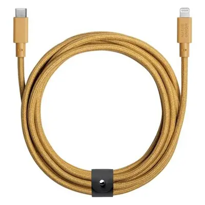 Native Union Belt Cable (USB-C – Lightning) 3 m béžový