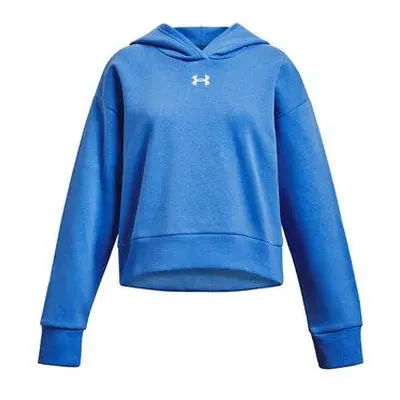 Under Armour mikina s kapucí UA Rival Fleece Crop Hoodie-BLU 1379517-464