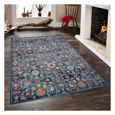 Conceptum Hypnose Hall Carpet (80 x 150) Vintage 7654 Blue