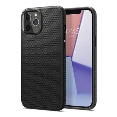 Spigen Liquid Air kryt iPhone 12 Pro černý