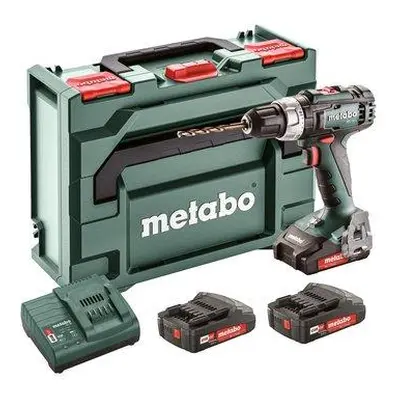 Metabo BS 18 L Set Aku vrtací šroubovák, 18V 3x2Ah Li-Power, Nabíječka SC30, metaBOX 145