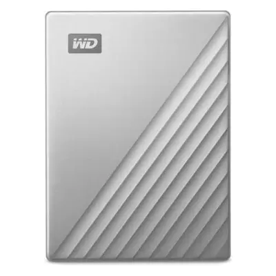 WD My Passport Ultra 4TB HDD / Externí / 2,5" / USB Type-C / Stříbrná, WDBFTM0040BSL-WESN