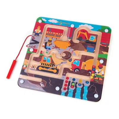 Bigjigs Toys Magnetické bludiště Staveniště