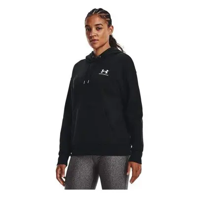 Under Armour Dámská fleecová mikina Essential Fleece Hoodie black M, Černá