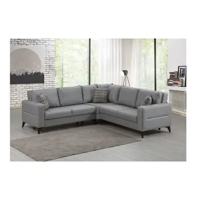 Atelier del Sofa Corner Sofa-Bed Kristal 2+2 - Light Grey