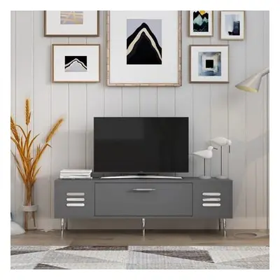 Hanah Home TV Stand Paradise - Anthracite, Silver AnthraciteSilver