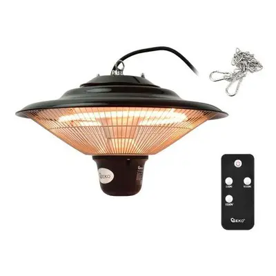 GEKO Závěsná lampa, infrazářič s dálkovým ovládáním 1500W