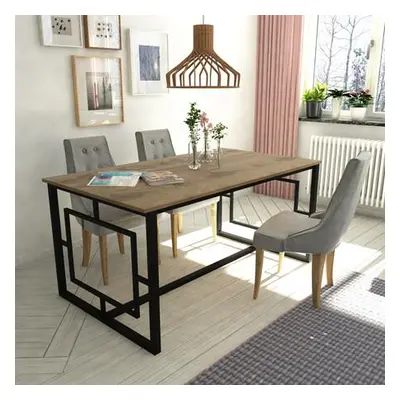 Hanah Home Dining Table Alin - Black