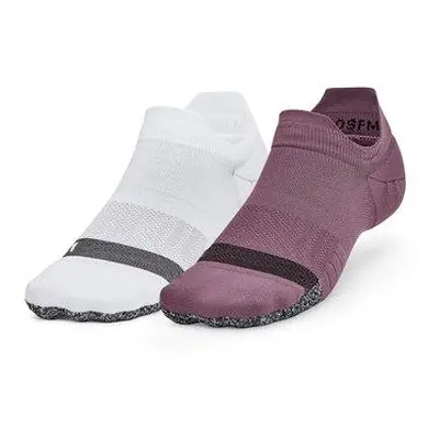 Under Armour Dámské ponožky Breathe 2 No Show Tab 2pk misty purple OSFM