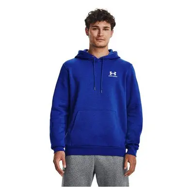 Under Armour Pánská mikina Essential Fleece Hoodie royal XXL, Modrá