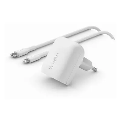 Belkin 20W USB-C Power Delivery PPS nástěnná nabíječka + 1m USB-C na lightning kabel, bílá