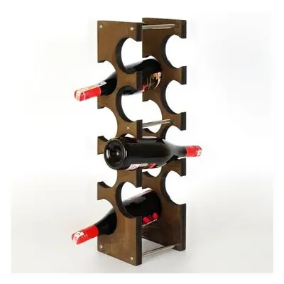 Hanah Home Decorative Wooden Wine Rack Meh216