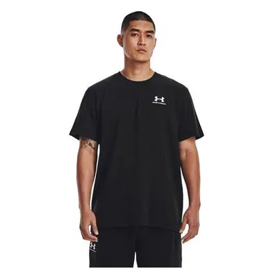 Under Armour Pánské tričko Logo Emb Heavyweight SS black S, Černá