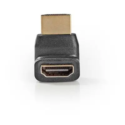 Nedis CVGB34902BK - HDMI Adaptér Úhlový 270° | HDMI Konektor - HDMI Zásuvka | Černá barva