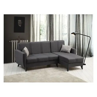 Atelier del Sofa Corner Sofa-Bed Zaden - Dark Grey