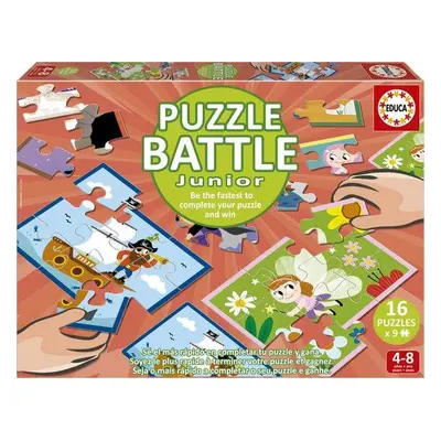 EDUCA Puzzle bitva Fantazie 16x9 dílků