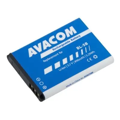 Baterie AVACOM GSNO-BL5B-S890 do mobilu Nokia 3220, 6070, Li-Ion 3,7V 890mAh (náhrada BL-5B)