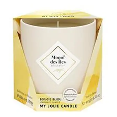 My Jolie Candle Vonná svíčka 36h s náramkem Beige Les Essentielles Ostrov Monoi 320322