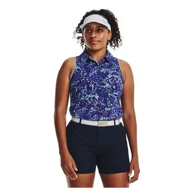 Under Armour Dámské polo tričko bez rukávů Iso-Chill Polo SL sonar blue L